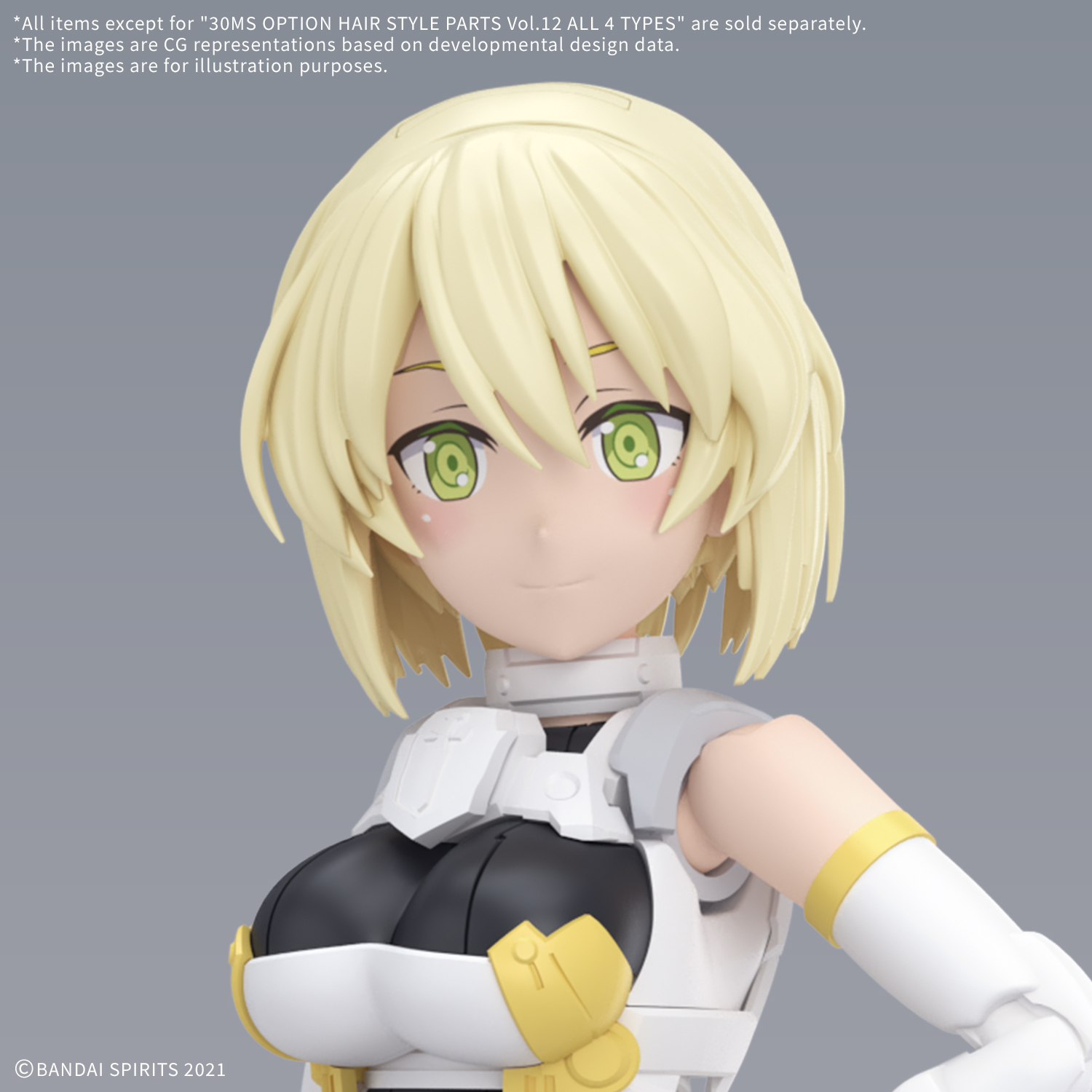30MS Option Hairstyle Parts Vol. 12 All 4 Types