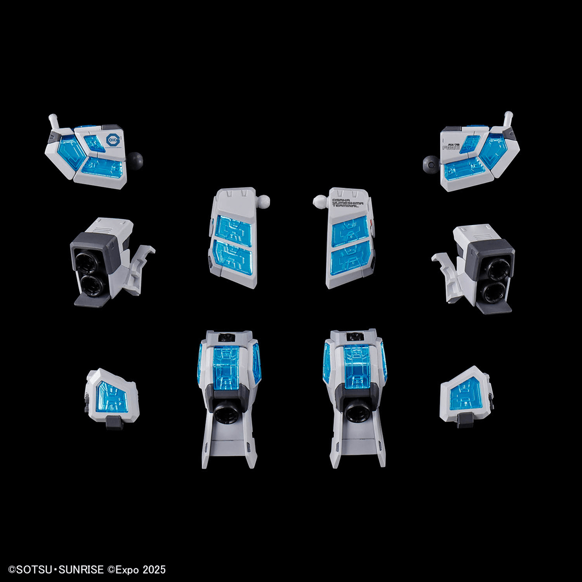 HG RX-78F00/E Gundam (EX-001 G.L.R.S.S. Feather Unit)