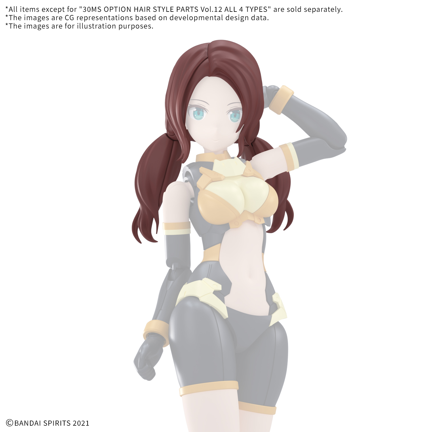 30MS Option Hairstyle Parts Vol. 12 All 4 Types