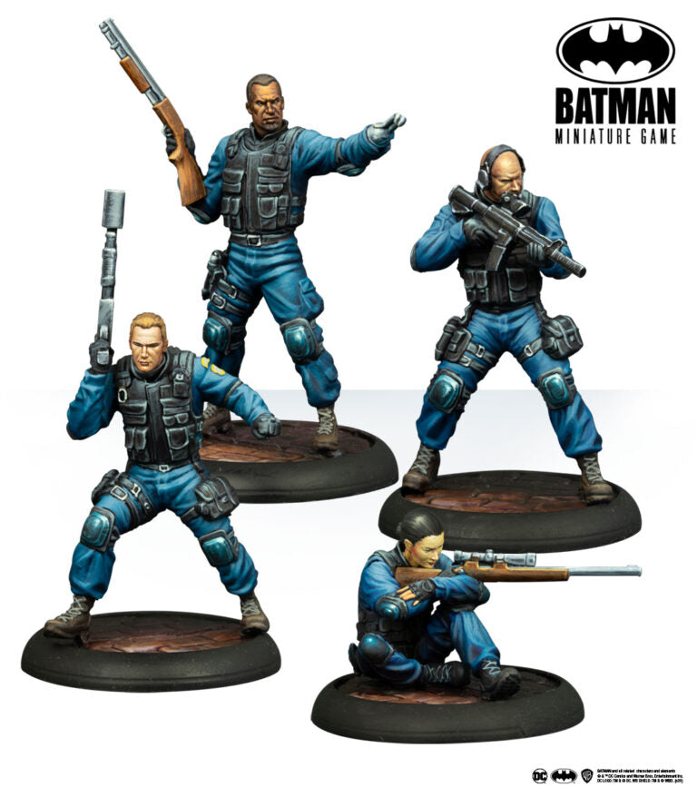 Comprar Batman Miniature Game: Aaron Cash and Quick Response Team - Mil Comics: Tienda de cómics y figuras Marvel, DC Comics, Star Wars, Tintín