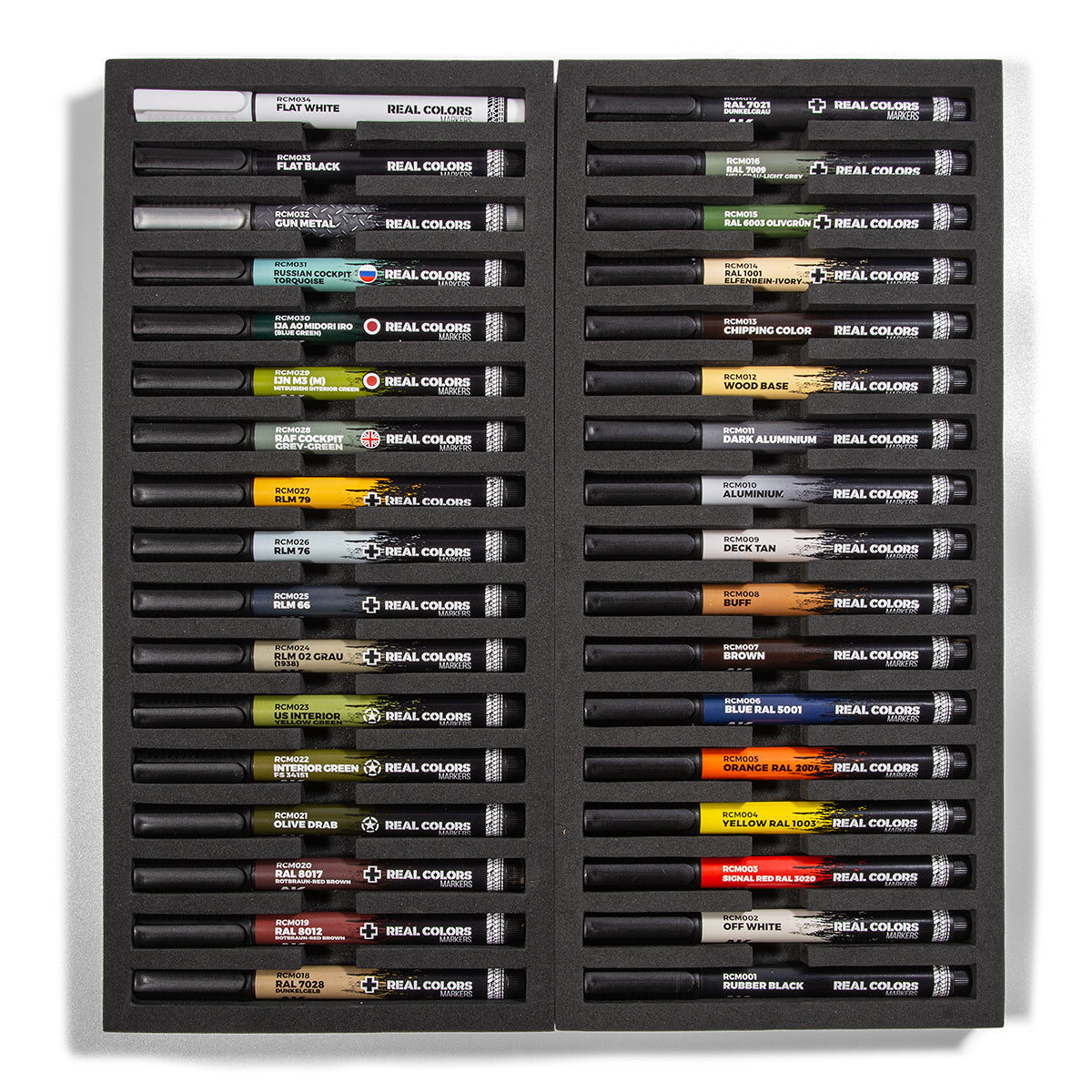 AK: Real Colors Markers Special Box (34 Colors)