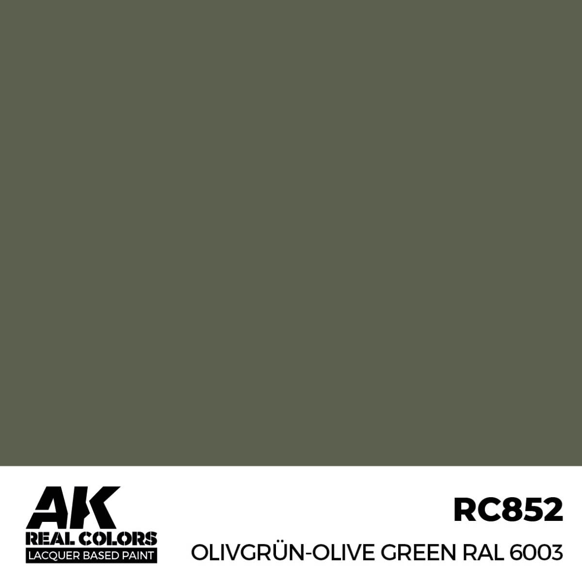 AK Interactive Real Colors Military Colors (RC851 - RC931)
