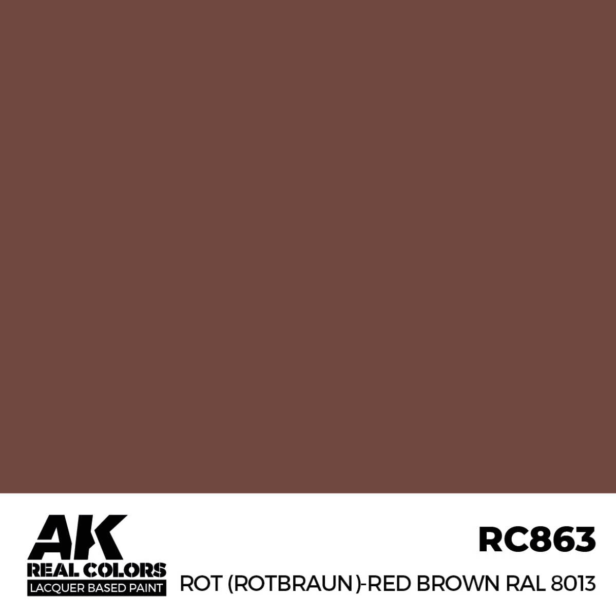 AK Interactive Real Colors Military Colors (RC851 - RC931)