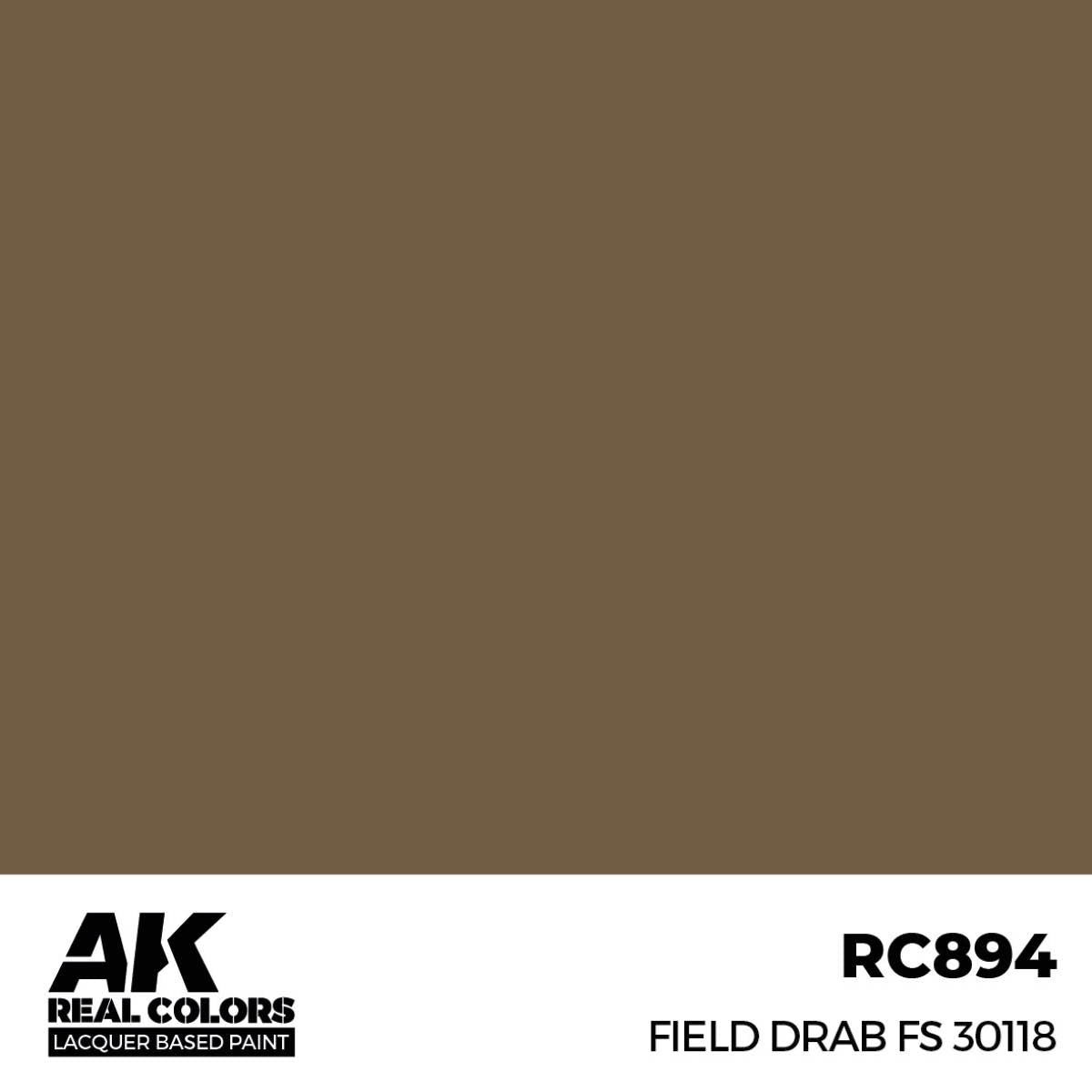 AK Interactive Real Colors Military Colors (RC851 - RC931)
