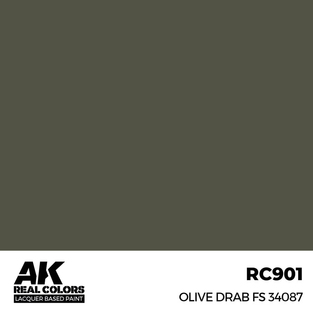 AK Interactive Real Colors Military Colors (RC851 - RC931)