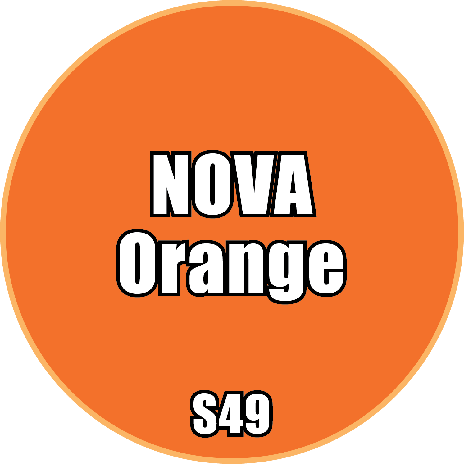 Pro Acryl: Signature Paint S49 NOVA Orange