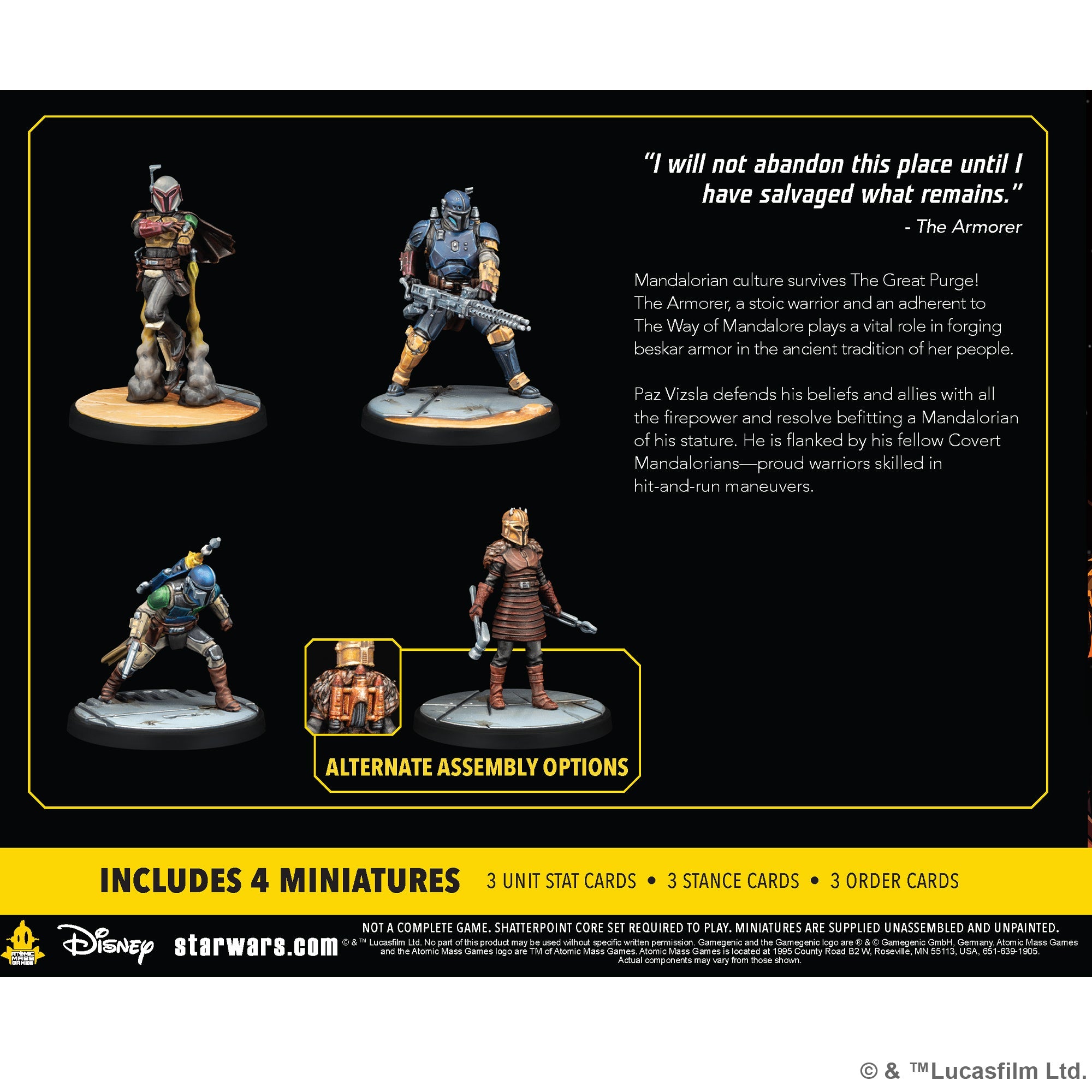 Star Wars Shatterpoint: This Is The Way, Mandalorian Covert Squad Pack