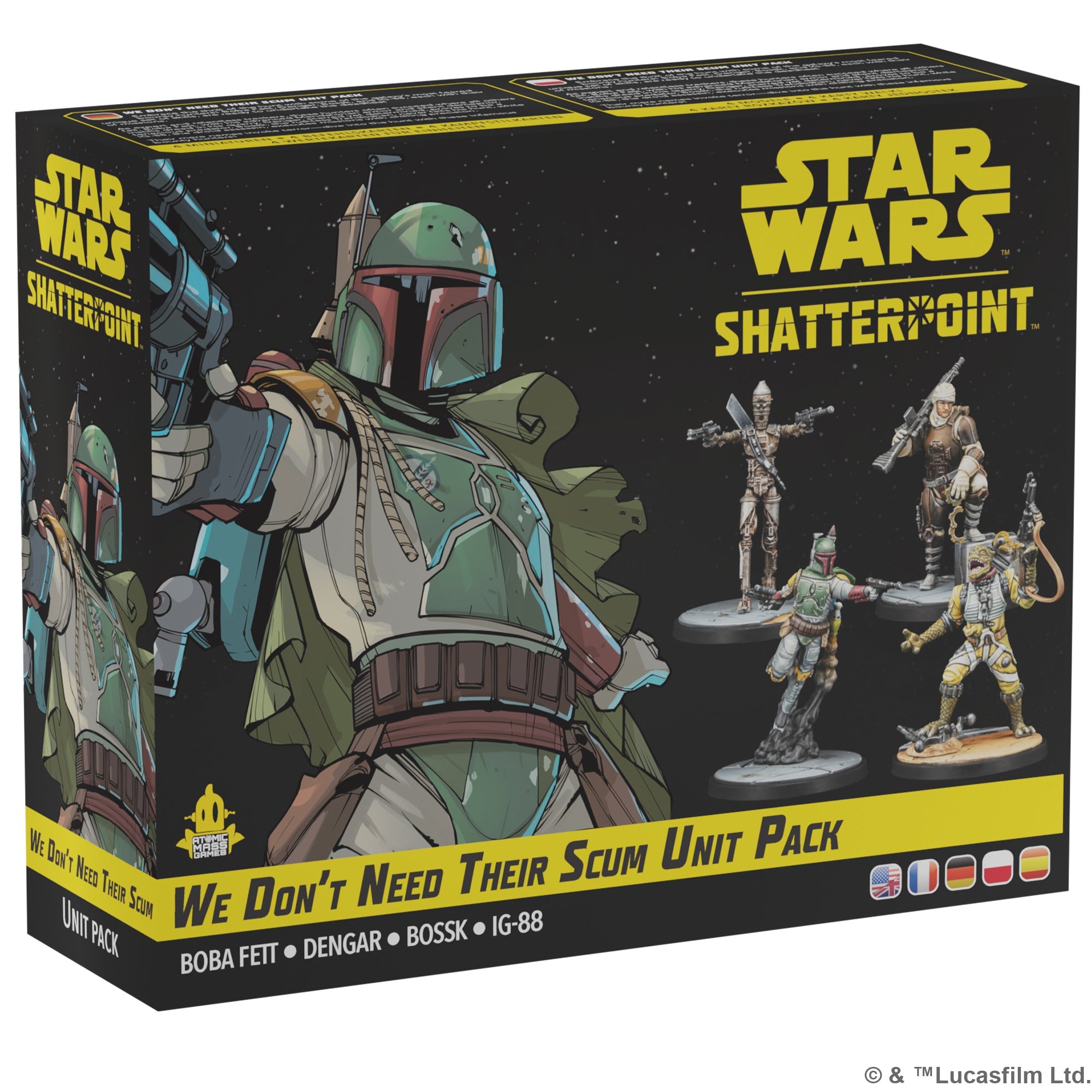 Star Wars Shatterpoint: We Don’t Need Their Scum, Boba Fett Squad Pack