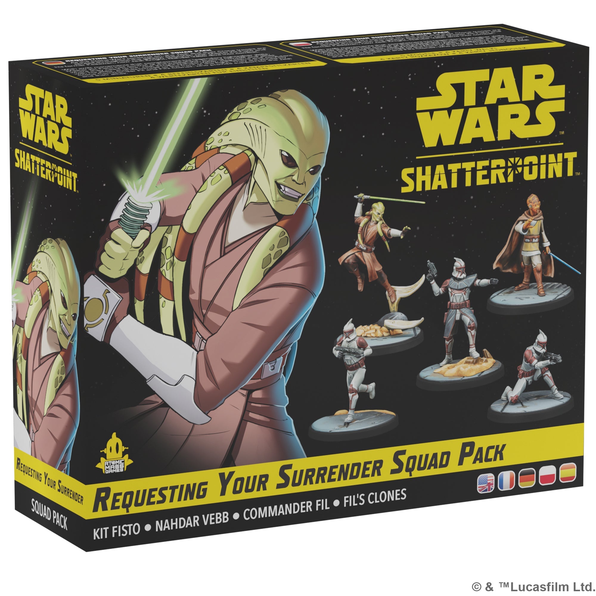 Star Wars Shatterpoint: Requesting Your Surrender, Jedi Master Kit Fisto Squad Pack