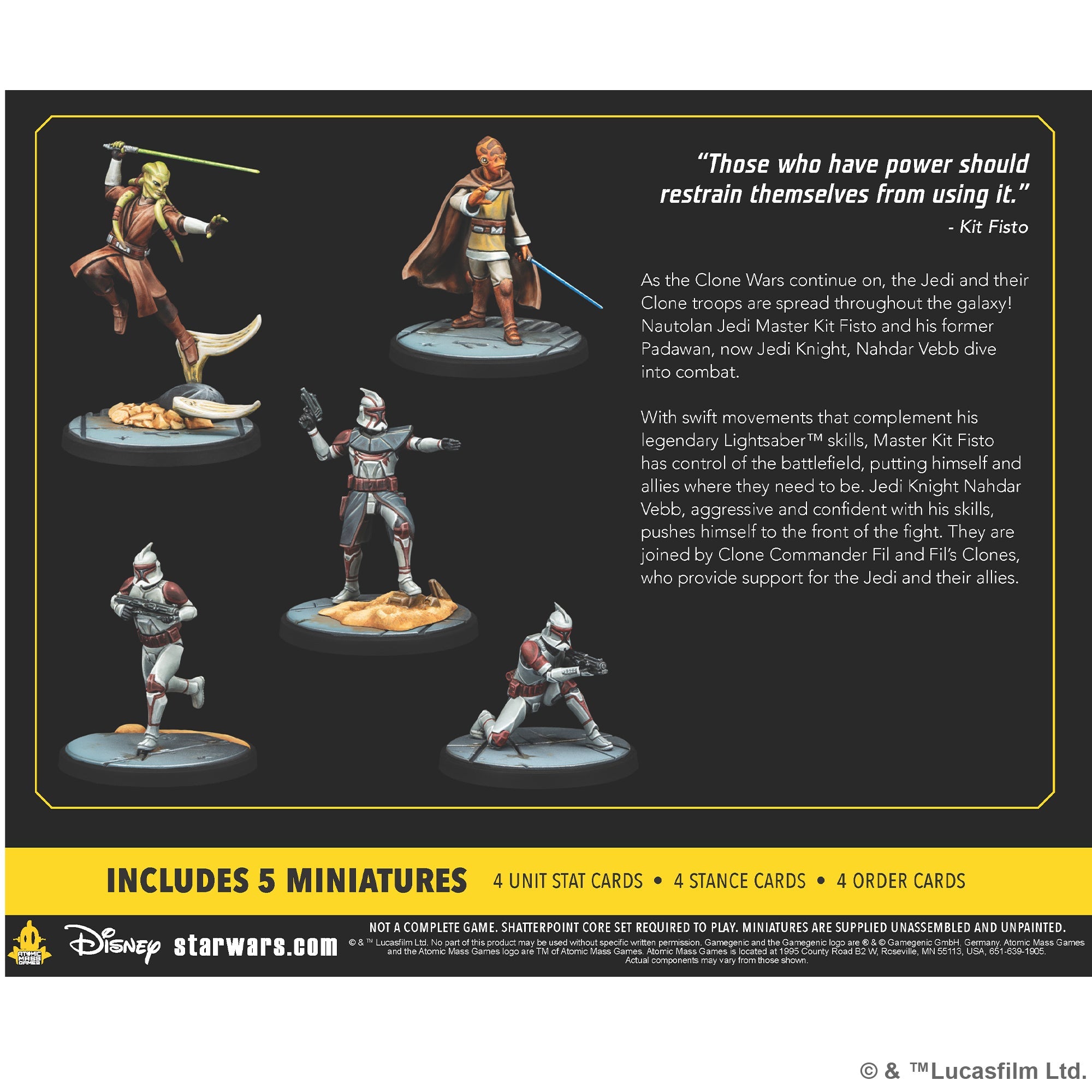 Star Wars Shatterpoint: Requesting Your Surrender, Jedi Master Kit Fisto Squad Pack