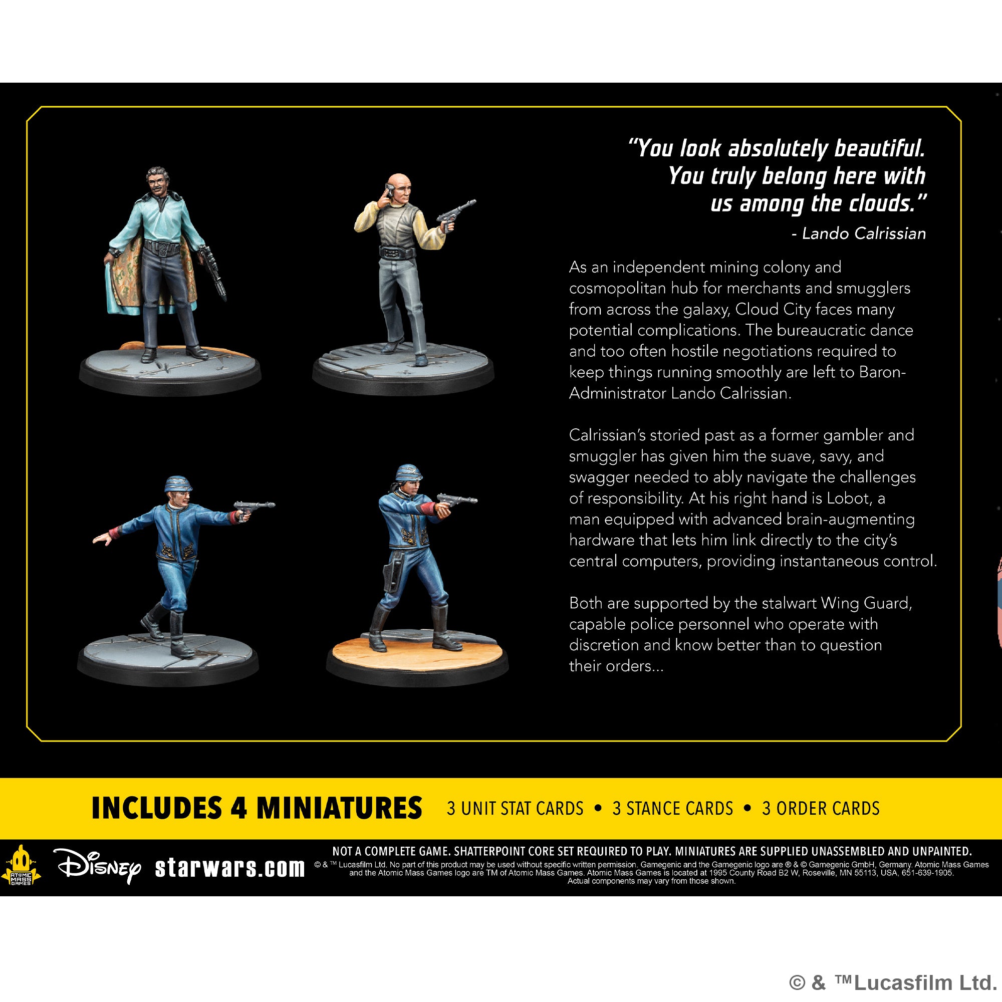 Star Wars Shatterpoint: What Have We Here, Lando Calrissian Squad Pack