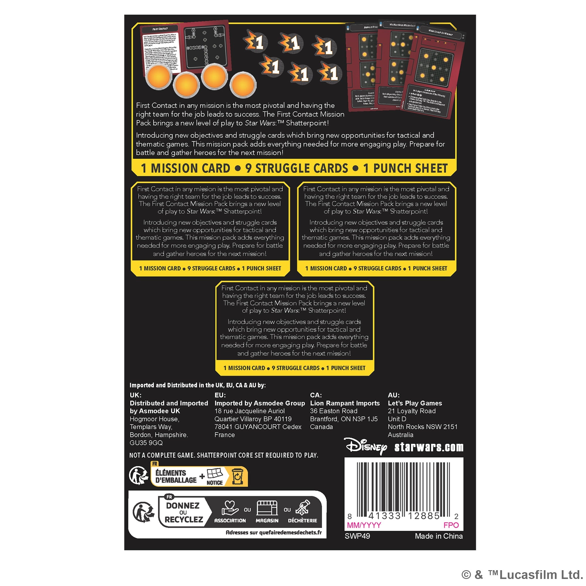 Star Wars Shatterpoint: First Contact Mission Pack