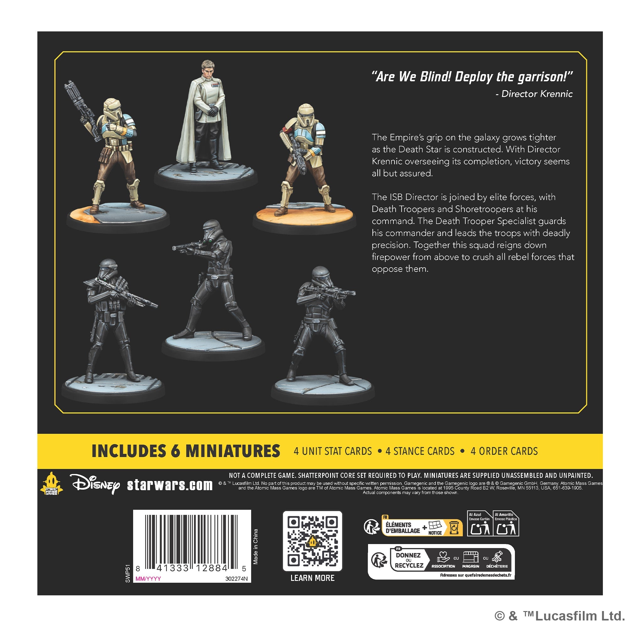 Star Wars Shatterpoint: Deploy the Garrison, Director Krennic Squad Pack