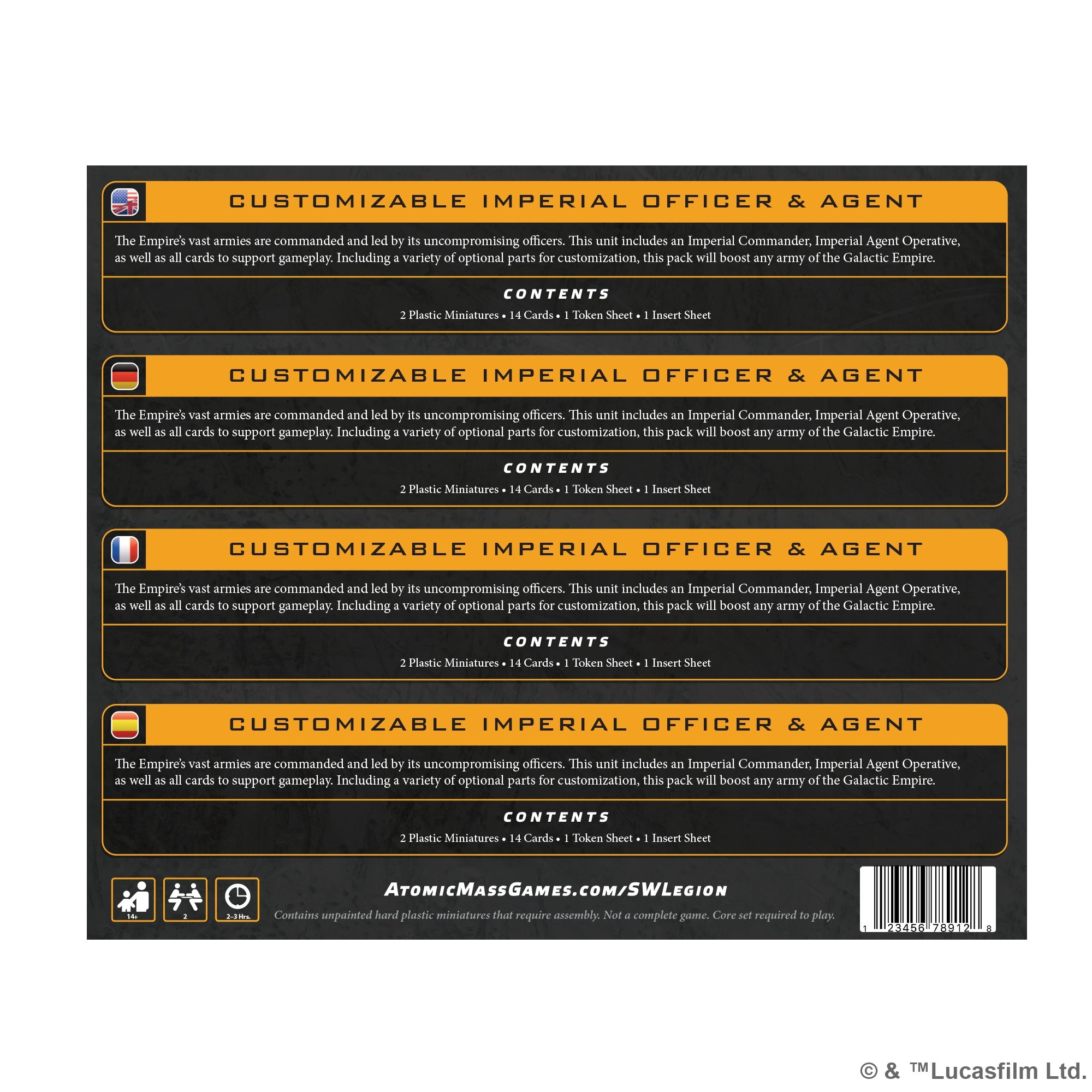 Galactic Empire: Customizable Imperial Officer & Agent