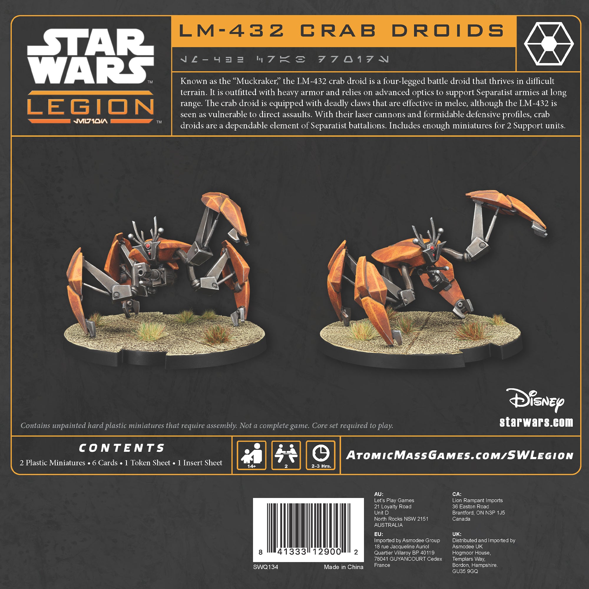 Separatist Alliance: LM-432 Crab Droids