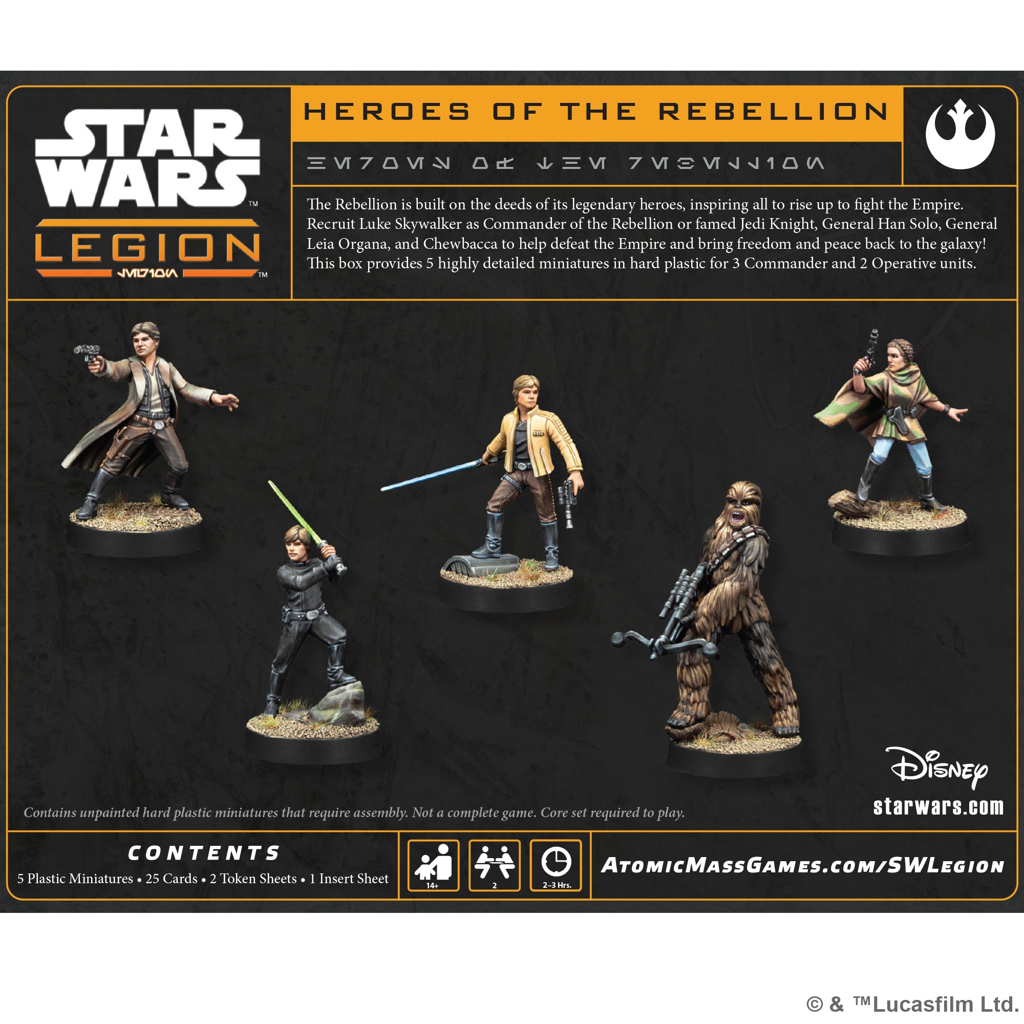 Rebel Alliance: Heroes of the Rebellion Character Pack