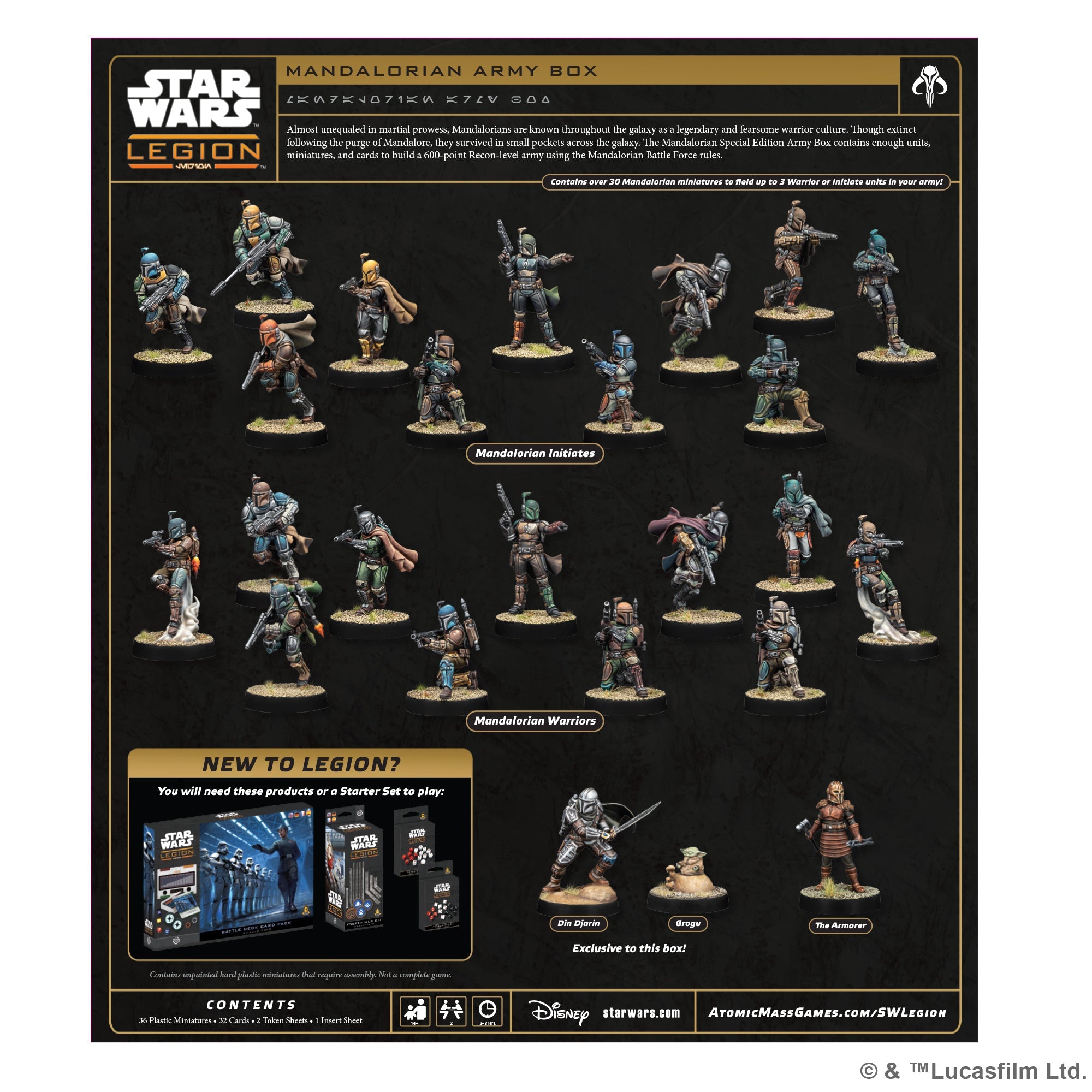 Star Wars Legion: Mandalorian Special Edition Army Box