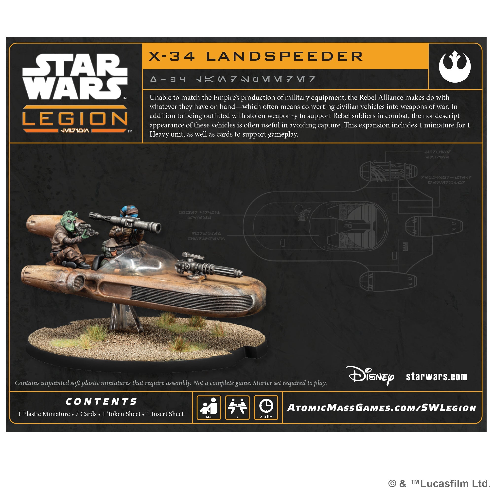 Rebel Alliance: X-34 Landspeeder