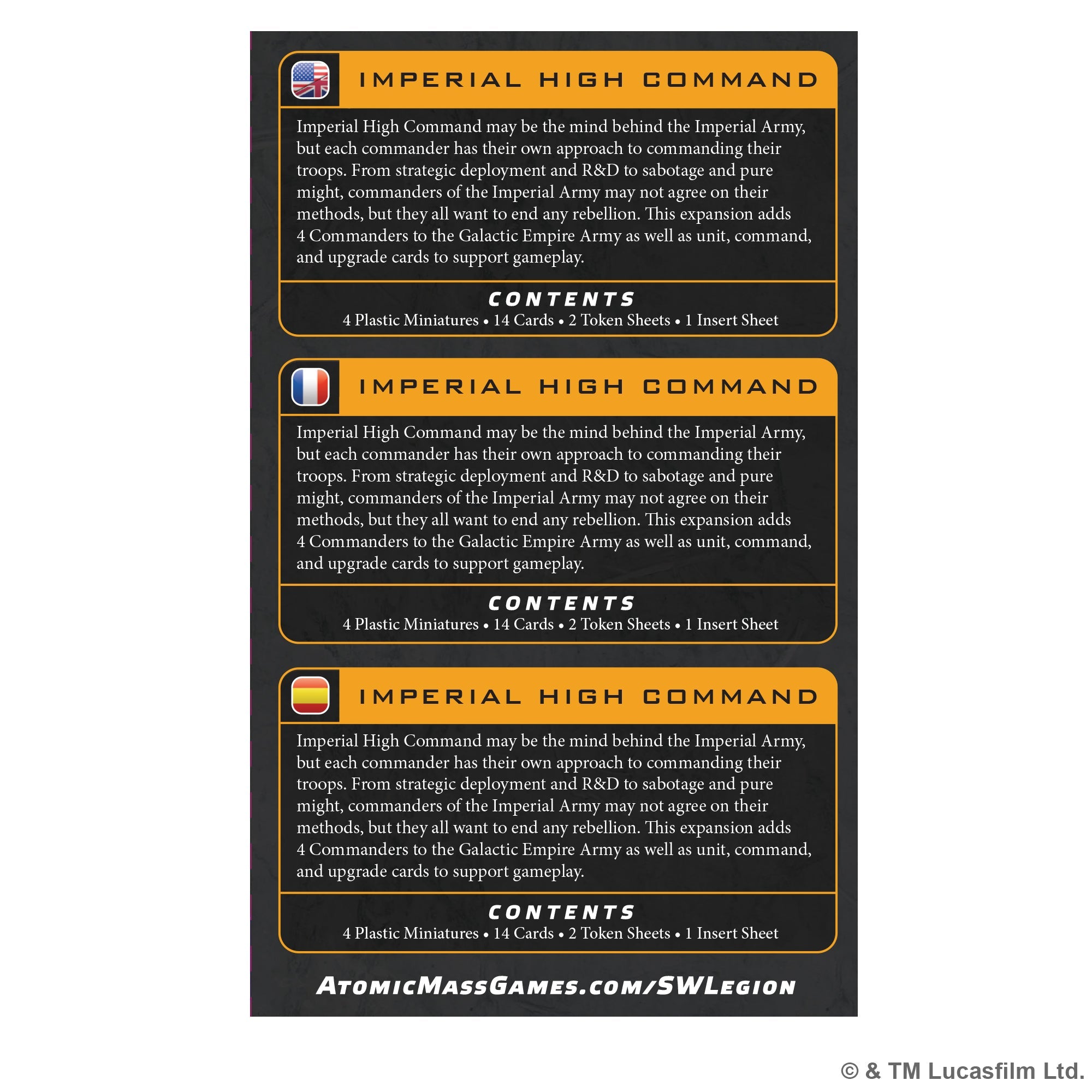 Galactic Empire: Imperial High Command