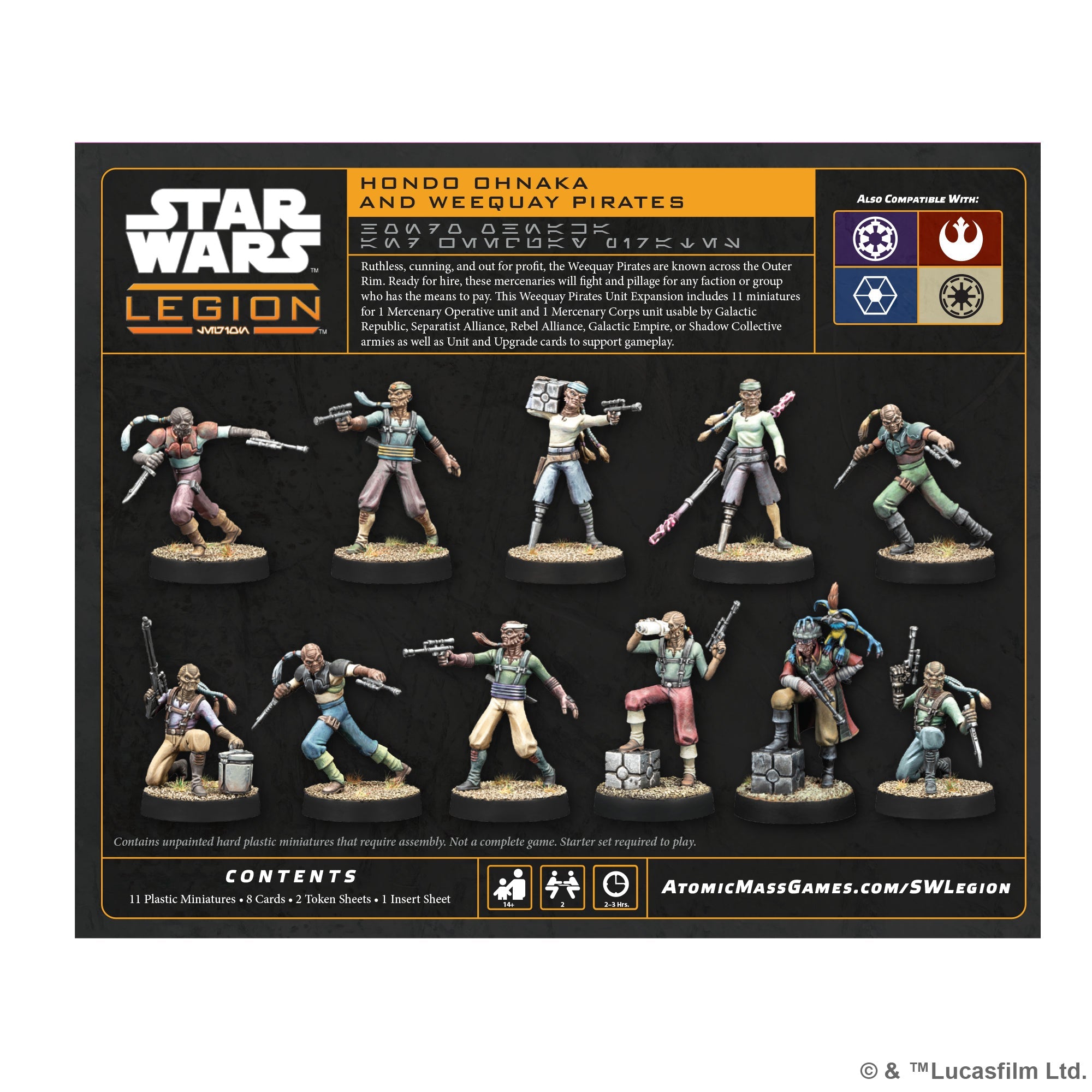 Star Wars Legion: Hondo Ohnaka & Weequay Pirates