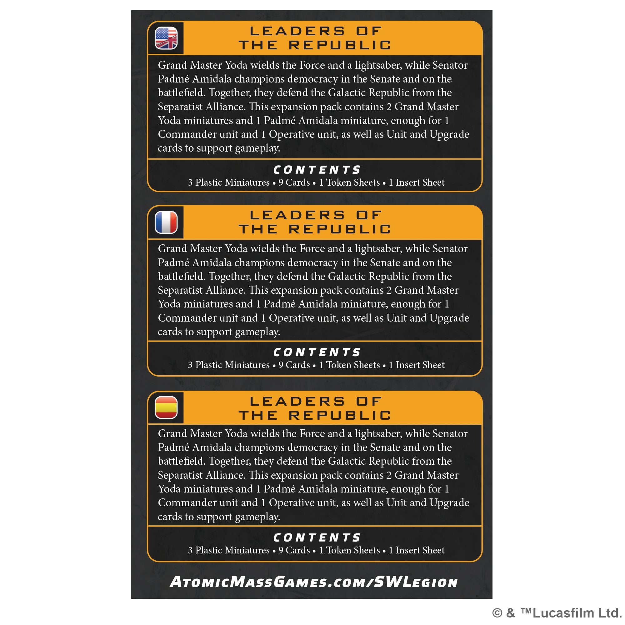Galactic Republic: Leaders of the Republic