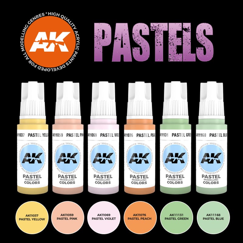 AK11607: Pastels Paint Set