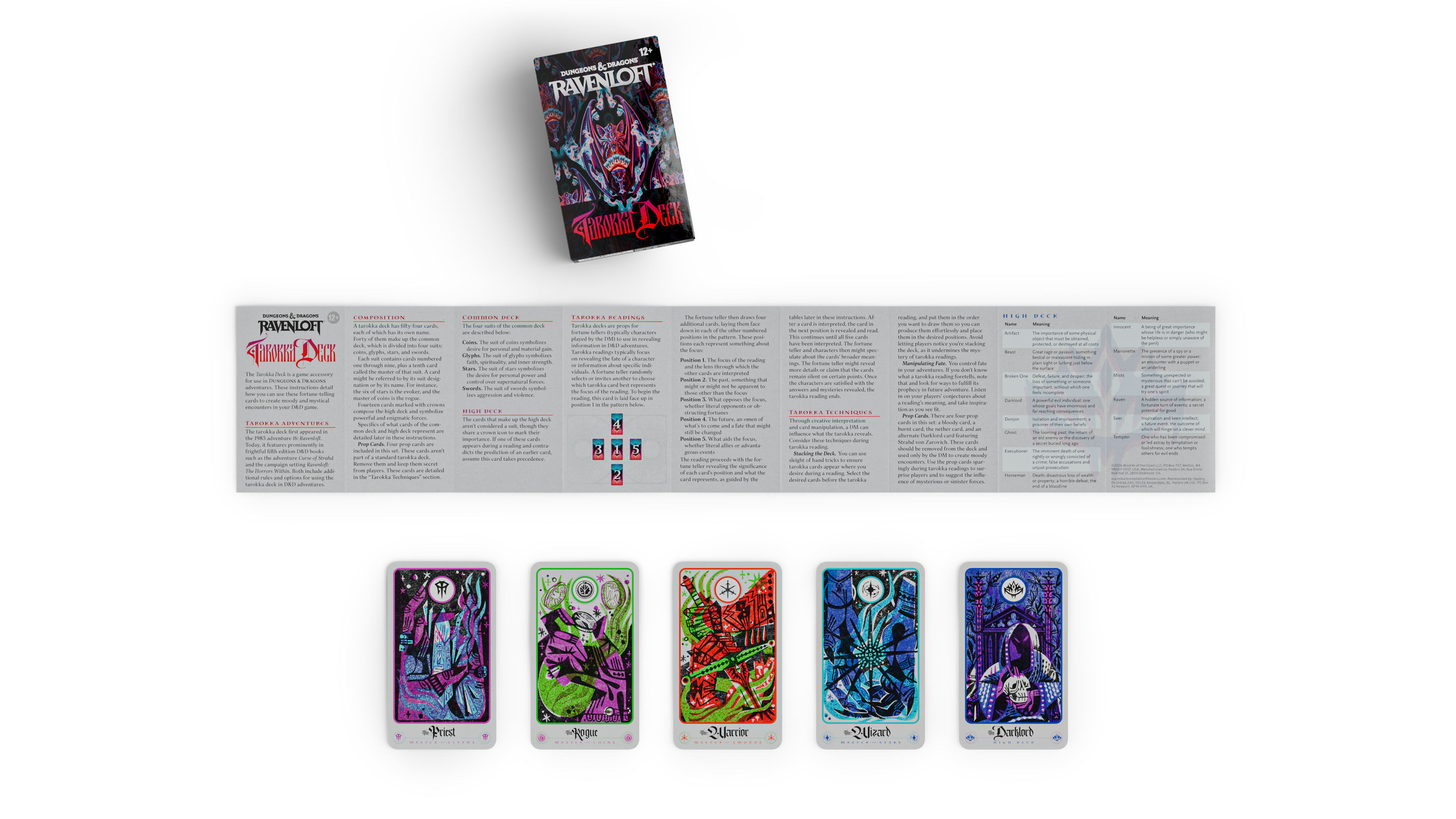 Dungeons & Dragons: Ravenloft: The Horrors Within Tarokka Deck