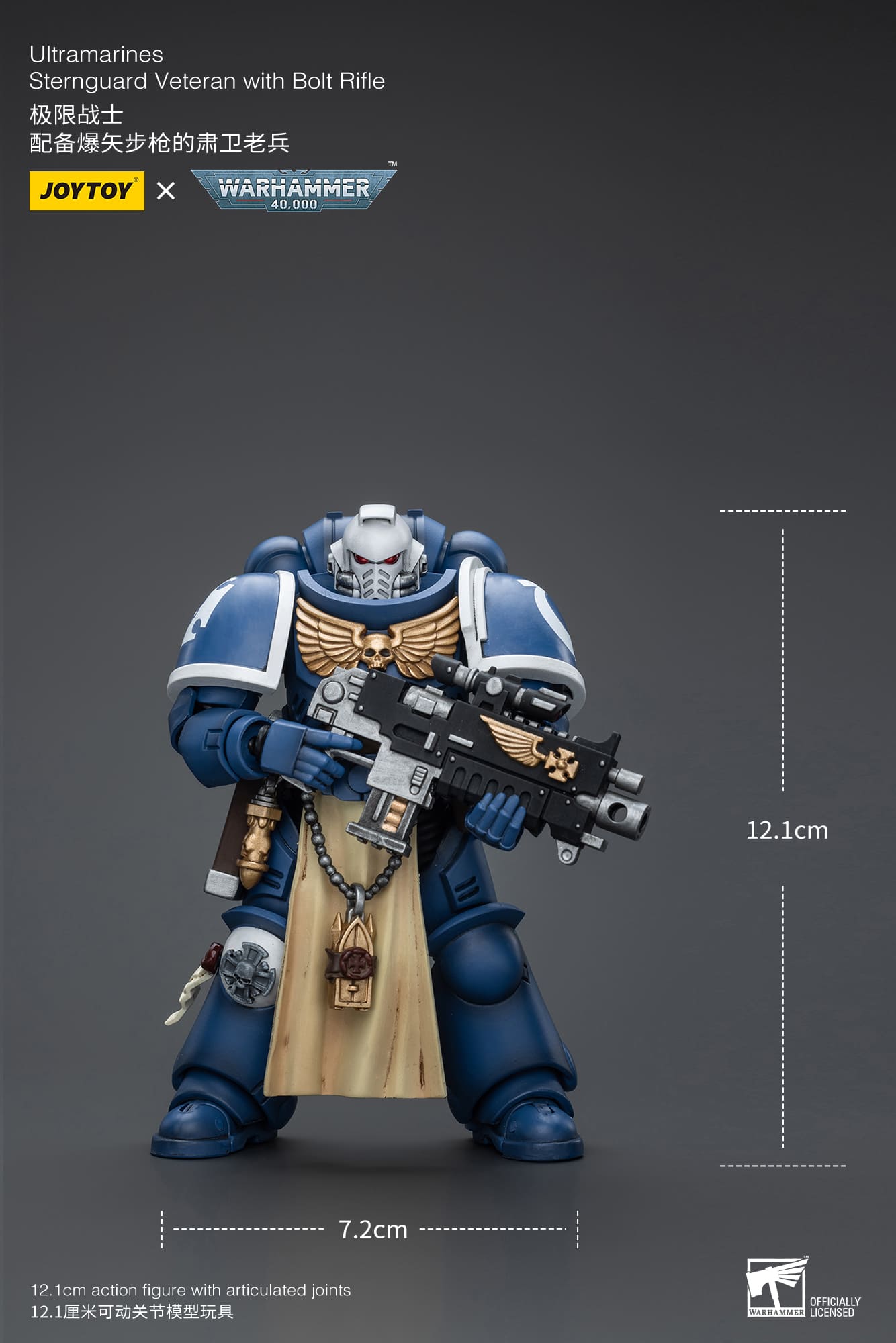 Joytoy: Ultramarines Sternguard Veteran with Bolt Rifle