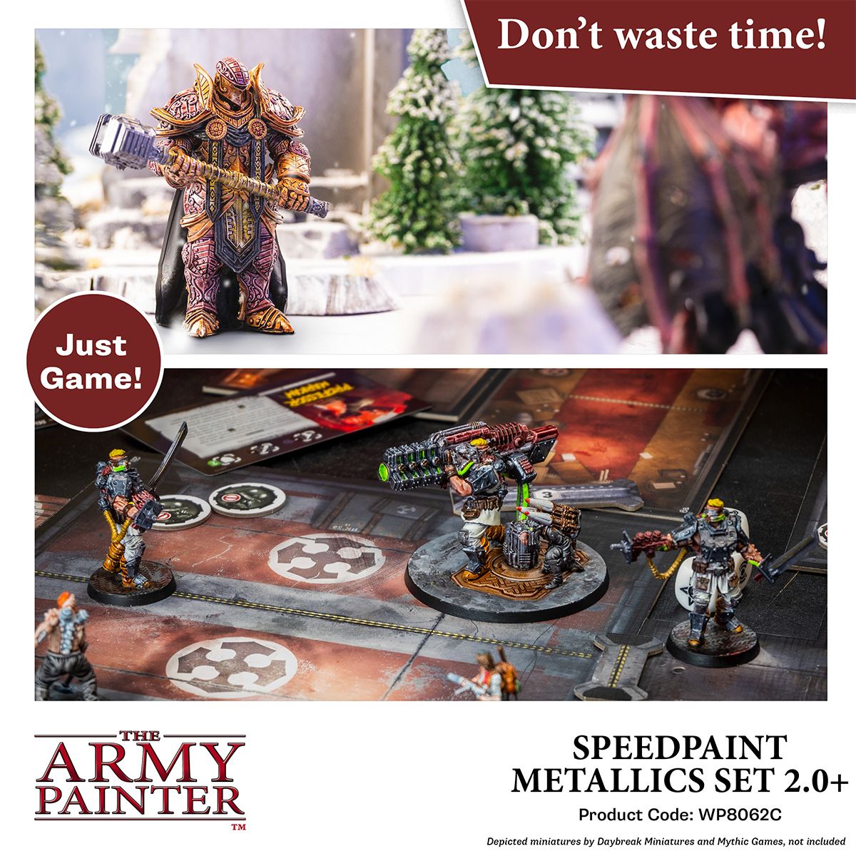 Army Painter Speedpaint Metallics Set 2.0