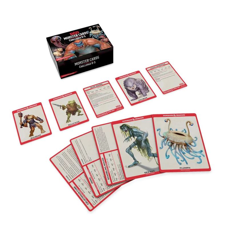 D&D: Spellbook Cards: Monsters 0-5