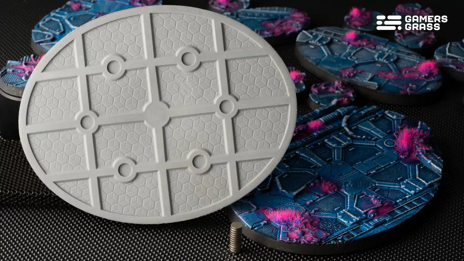 Gamers Grass: Battle Ready Bases - Alien Infestation - Oval 120mm (x1)