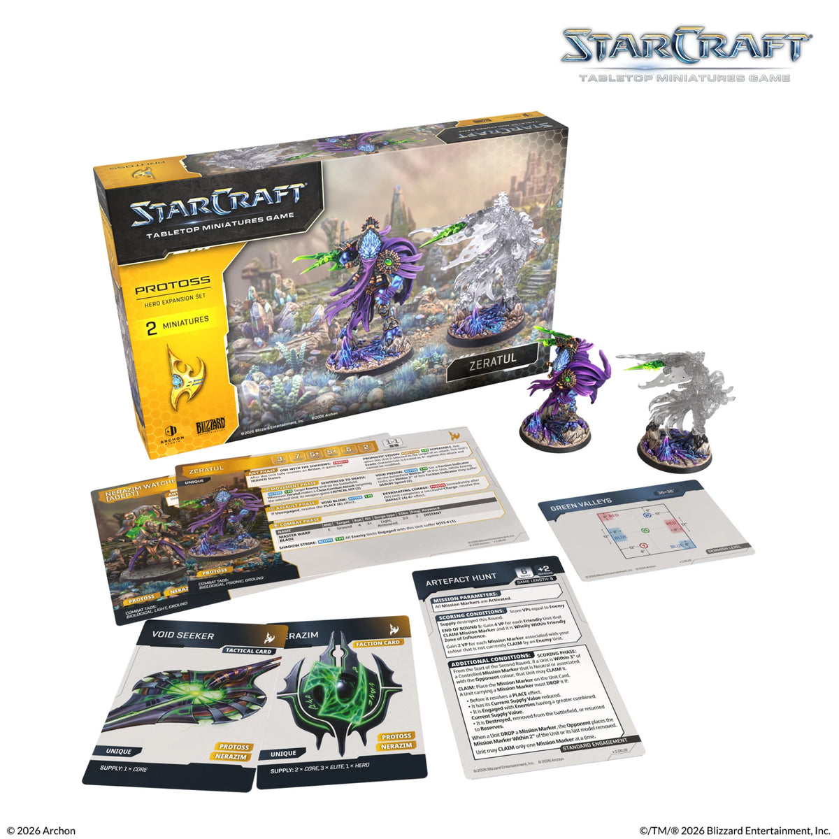 Starcraft: The Miniatures Game: Protoss: Zeratul Hero Expansion Set