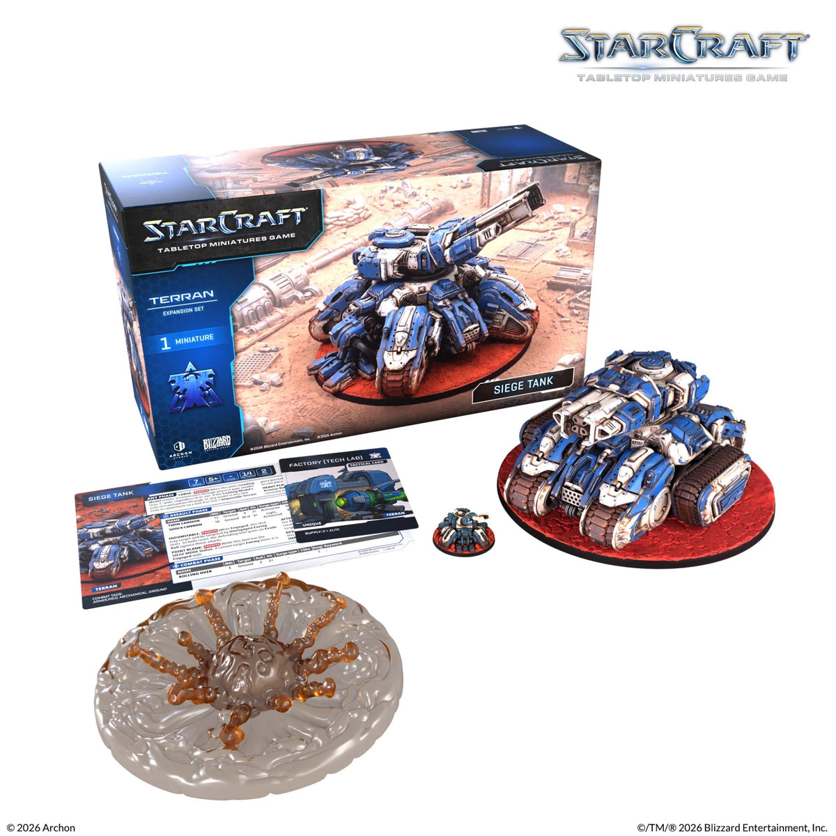 Starcraft: The Miniatures Game: Terran: Siege Tank Expansion Set