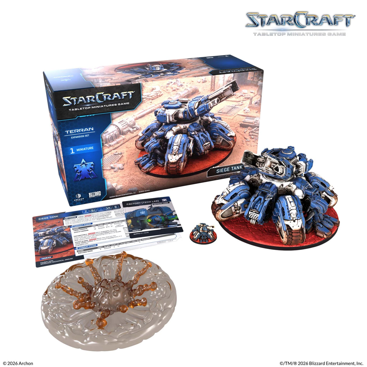 Starcraft: The Miniatures Game: Terran: Siege Tank Expansion Set