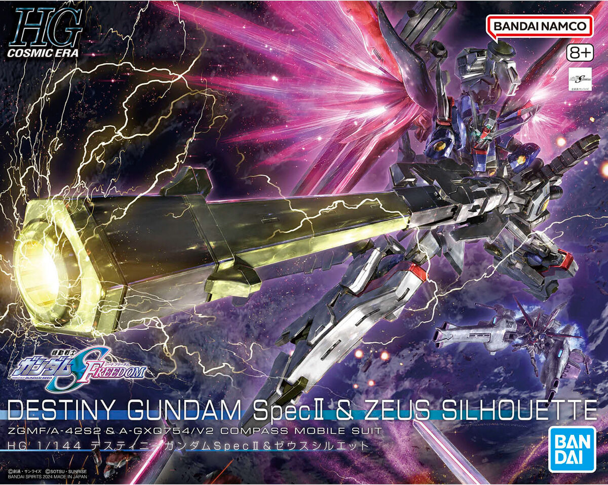 HG #258 Destiny Gundam Spec II & Zeus Silhouette