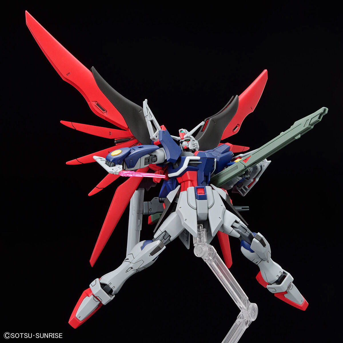 HG #258 Destiny Gundam Spec II & Zeus Silhouette