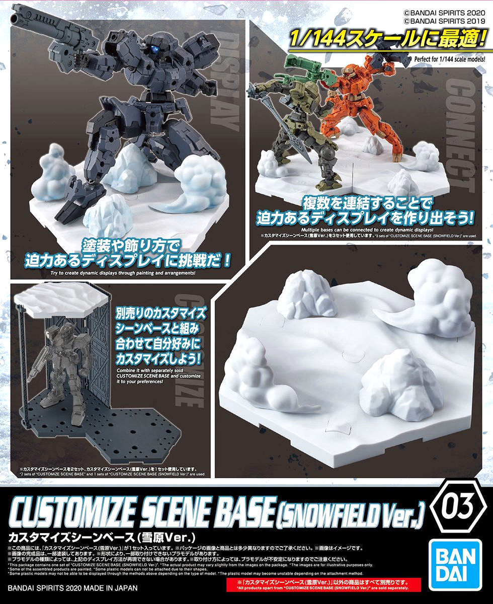 Bandai: Customize Scene Base (Snowfield Ver.)
