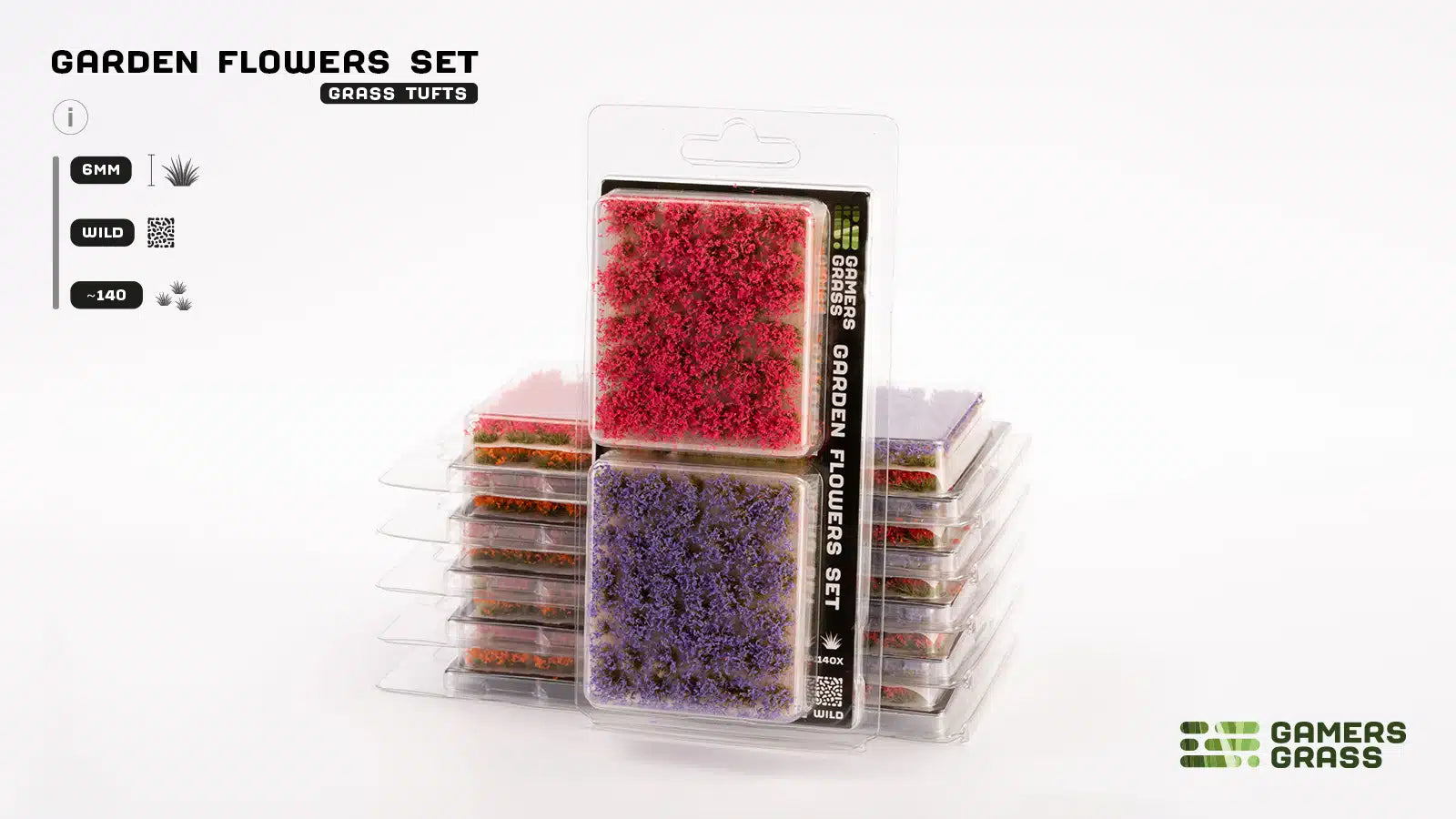 Gamers Grass: Garden Flowers Tufts Set