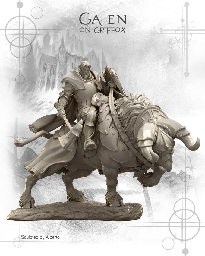 Galen on Griffox (38mm)