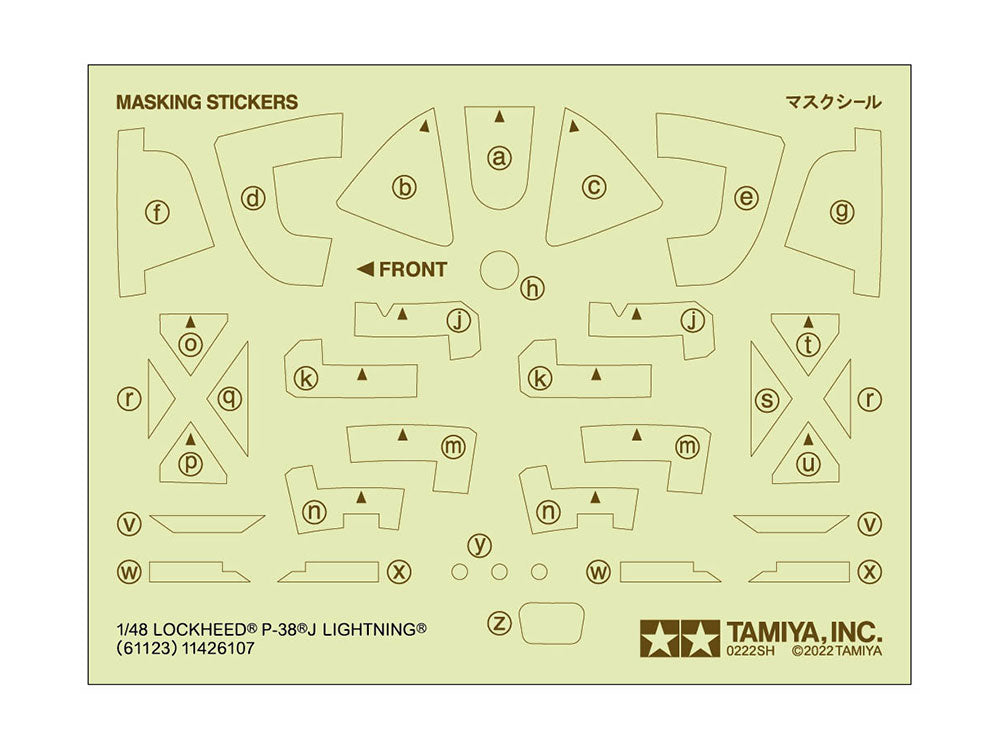 Tamiya: 1/48 Lockheed P-38J Lightning
