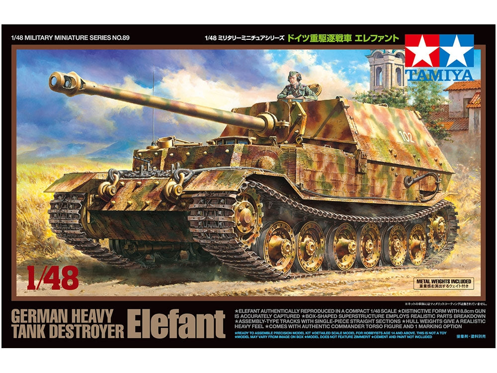 Tamiya: 1/48 German Heavy Tank Destroyer Elefant
