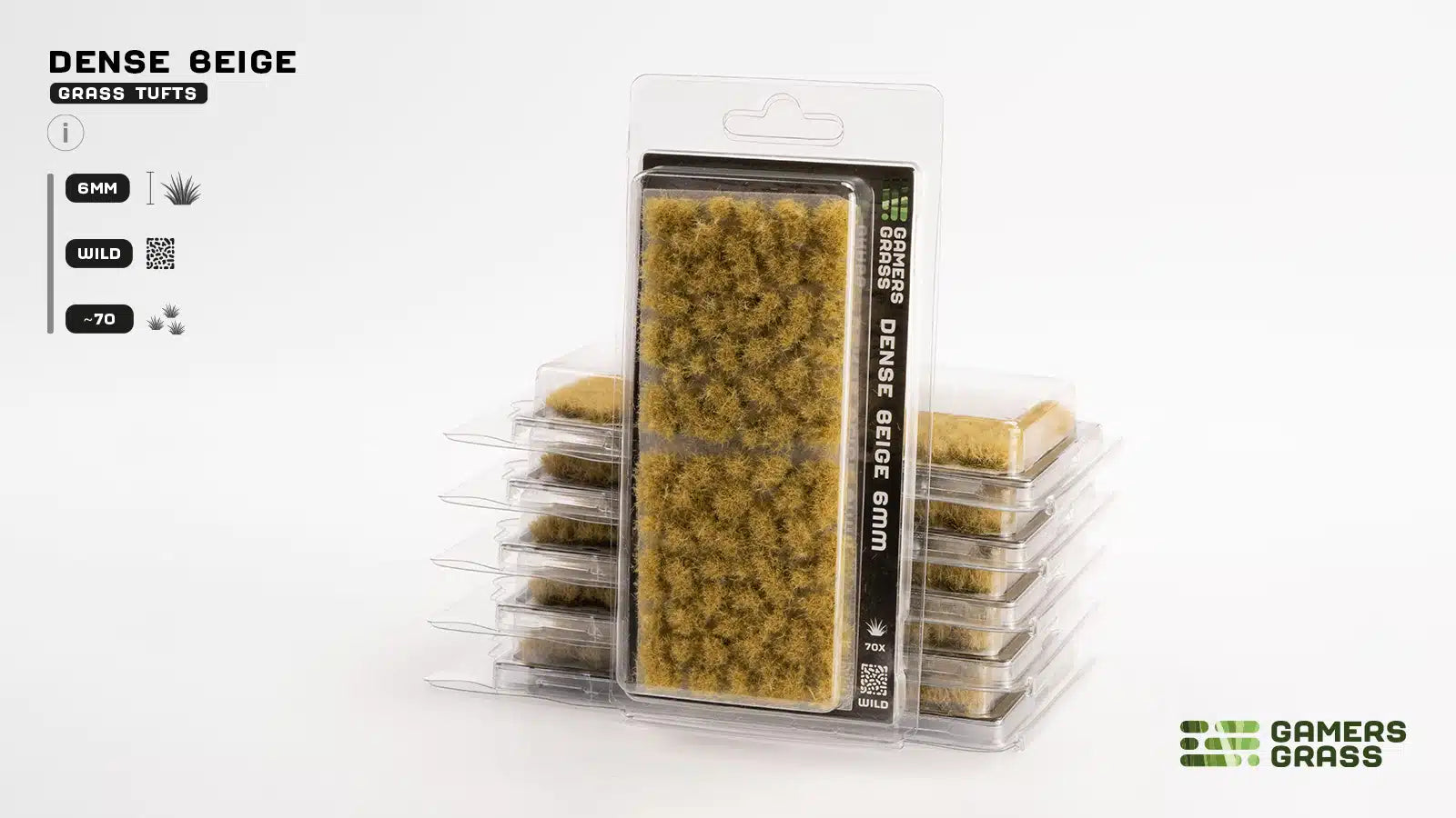 Gamers Grass: Dense Beige Tufts (6mm)
