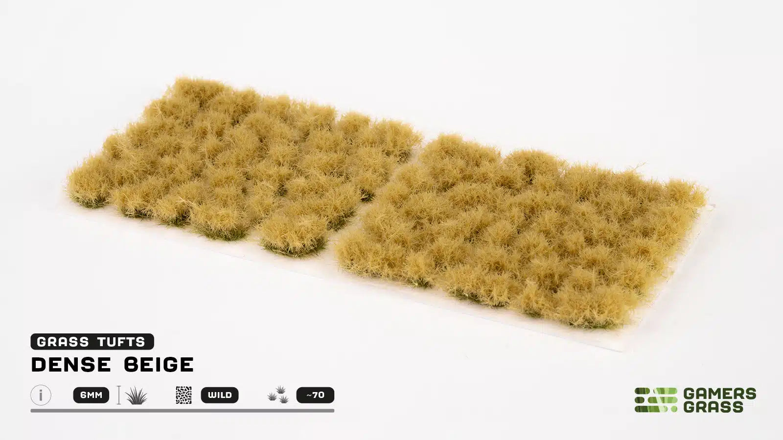 Gamers Grass: Dense Beige Tufts (6mm)