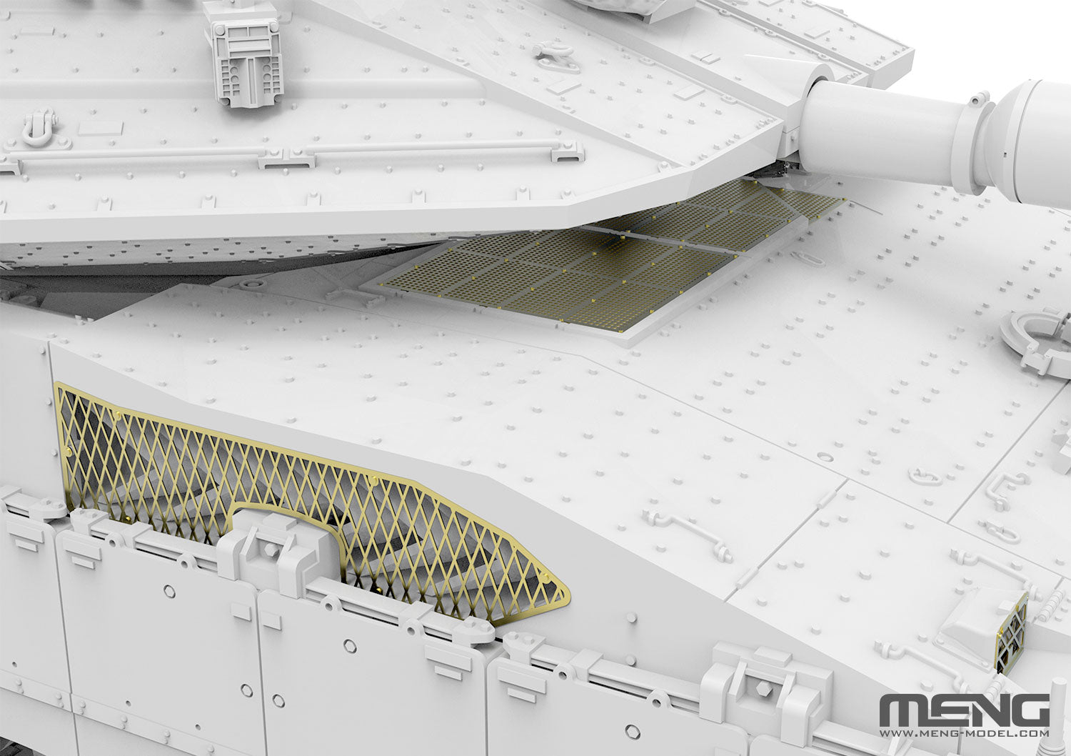 Meng: 1/35 Merkava Mk.4M w/Roof-Mounted Slat Armor