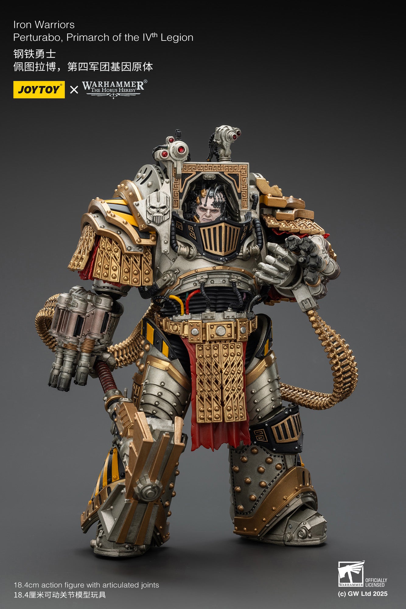 Joytoy: Iron Warriors Perturabo, Primarch of the lVth Legion