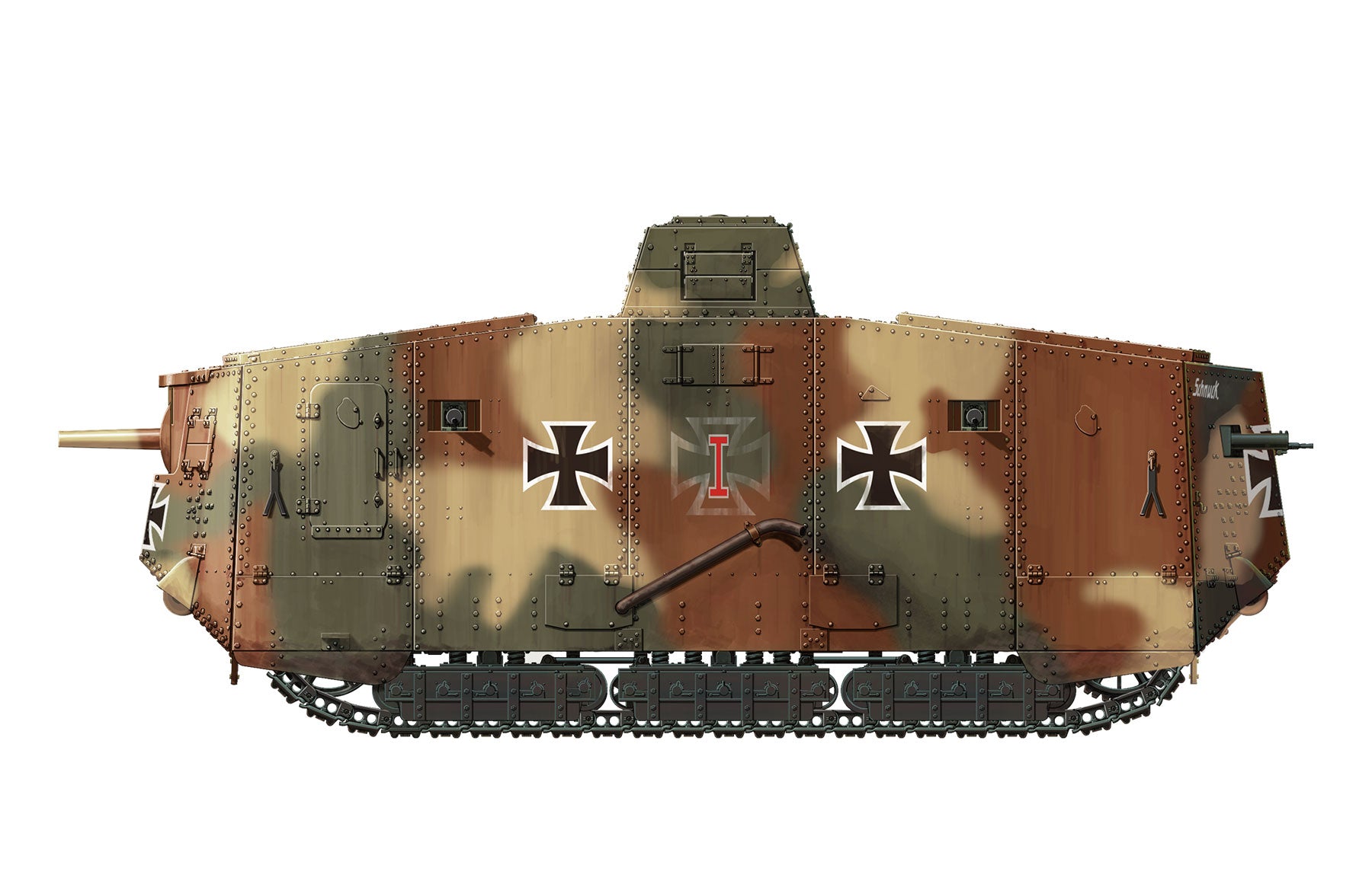 Meng: 1/35 German A7V Tank (Krupp)