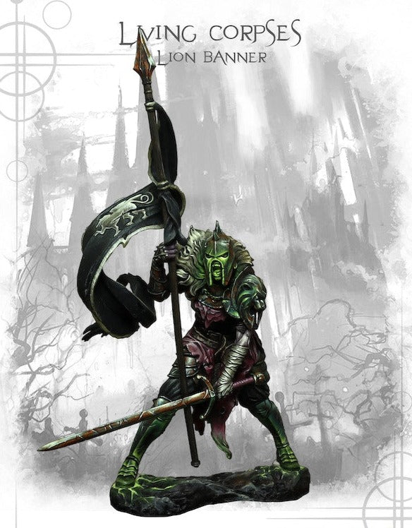 Living Corpse Lion Bannerman (38mm)