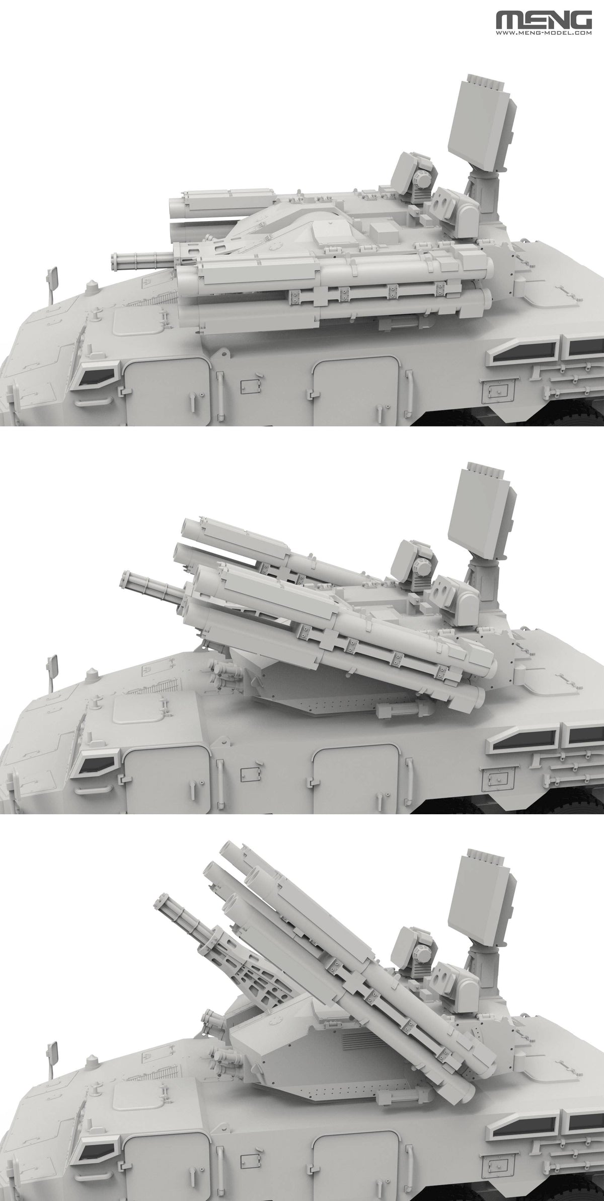 Meng: 1/72 Chinese Type 625E AA Gun & Missile Integrated Weapon System