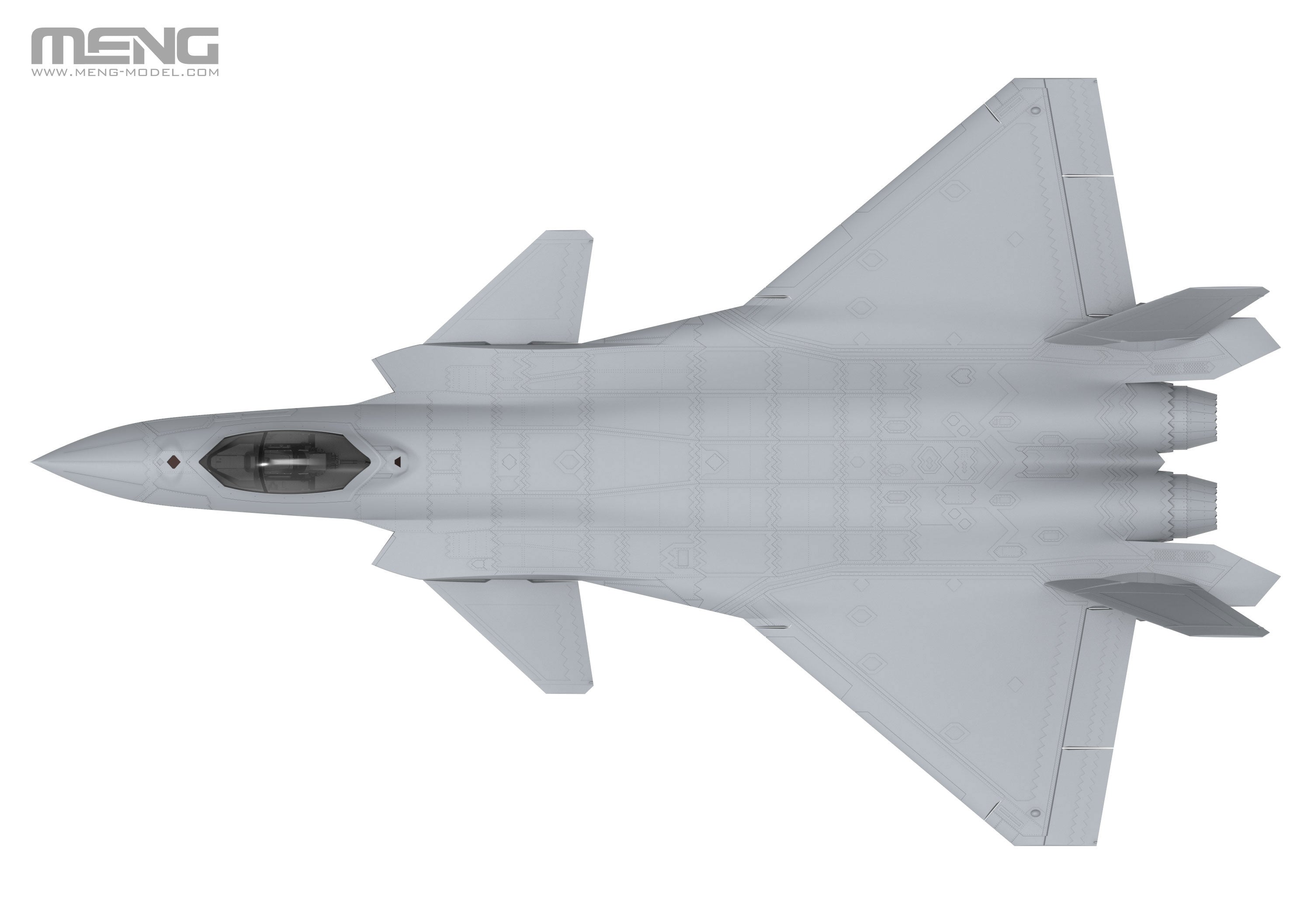 Meng: 1/48 Chinese J-20 Stealth Fighter