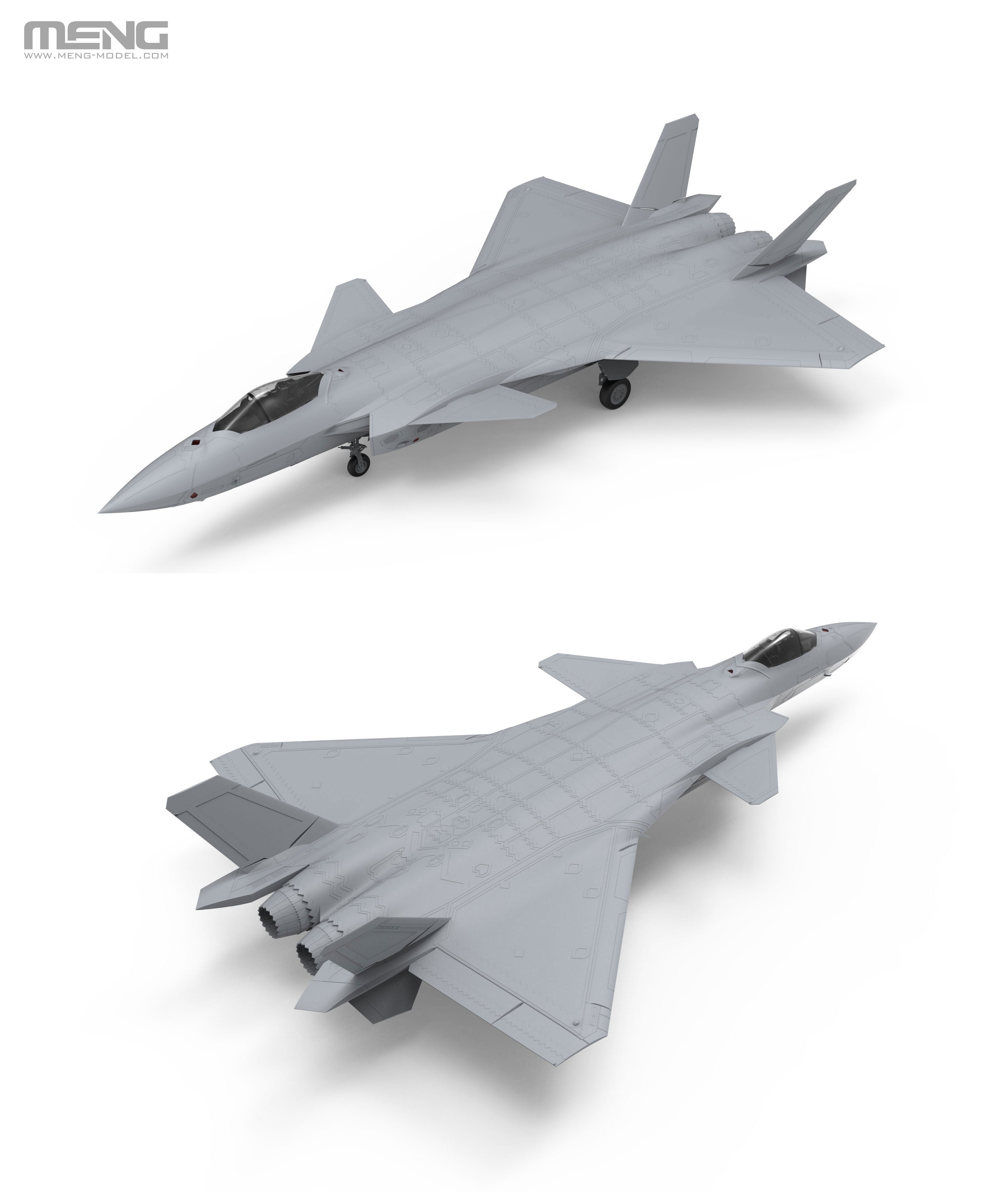Meng: 1/48 Chinese J-20 Stealth Fighter
